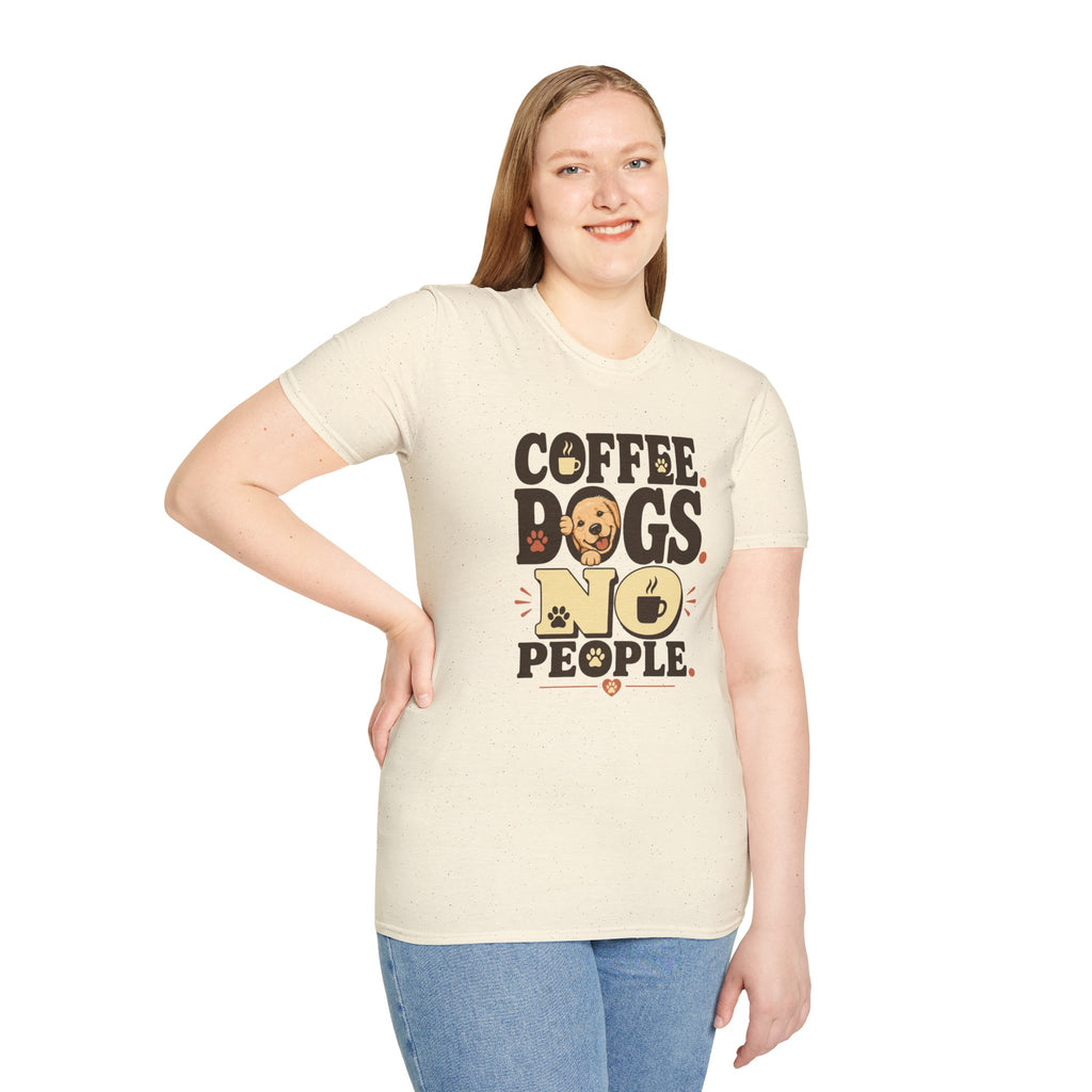 Coffee. Dogs. No People. T-Shirt