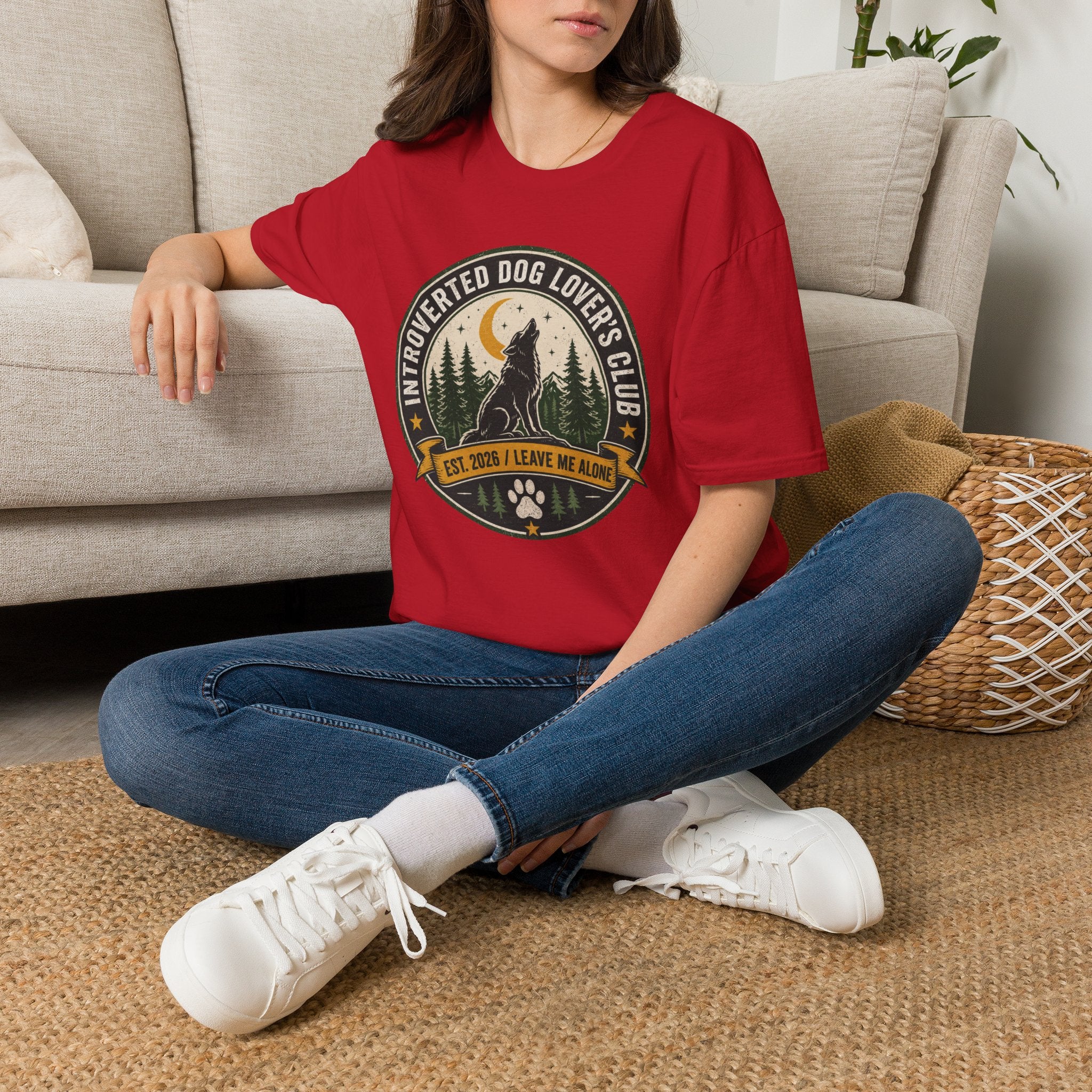 Introverted Dog Lover's Club T-Shirt