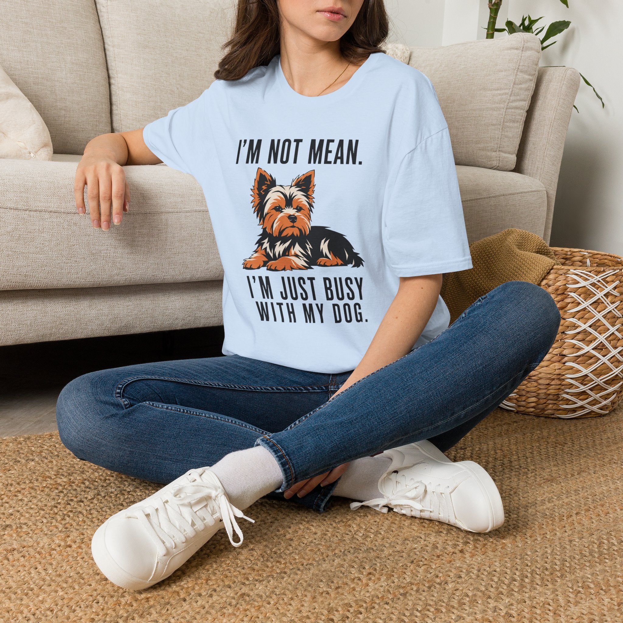 I’m Not Mean Yorkie T-Shirt