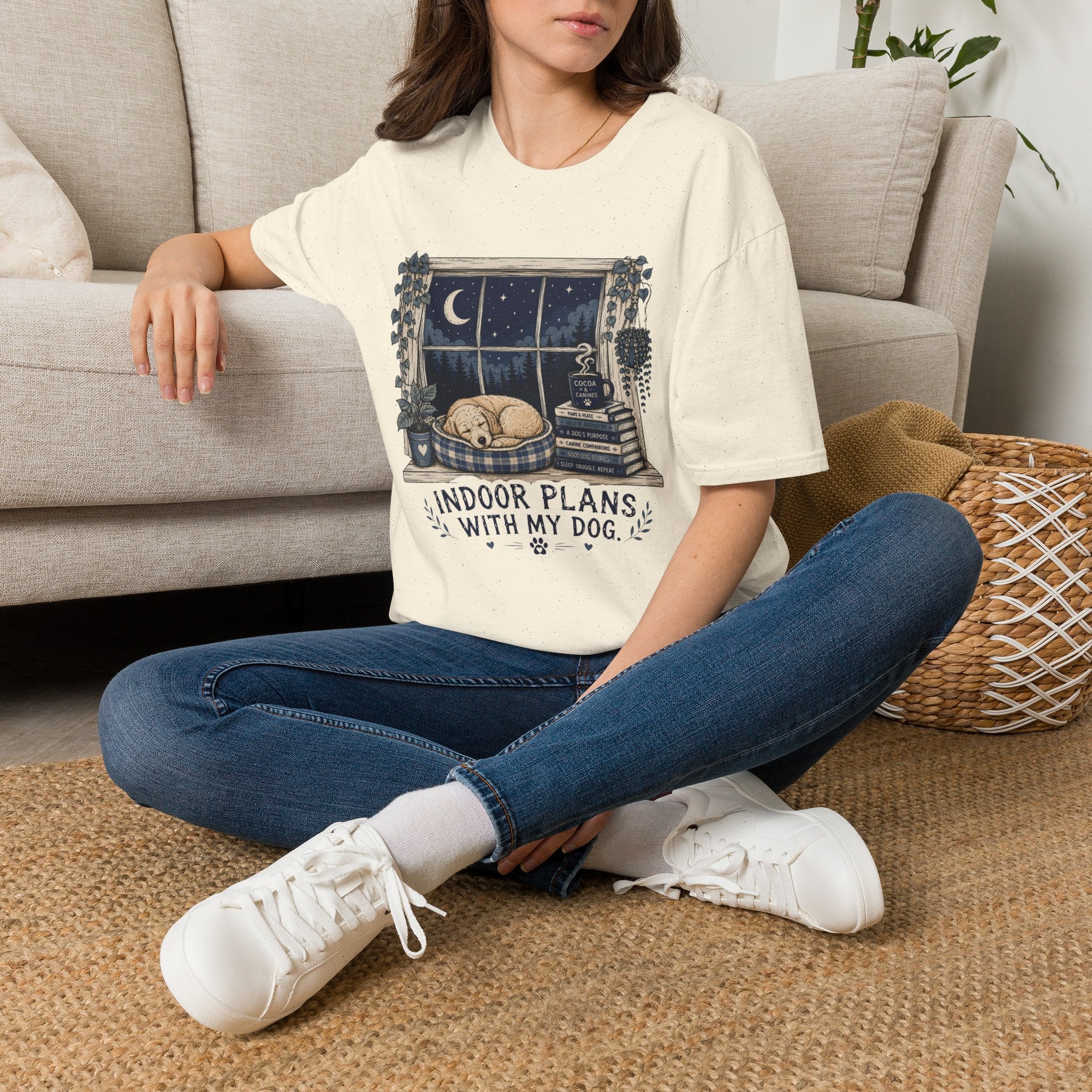 Indoor Plans With My Dog T-Shirt