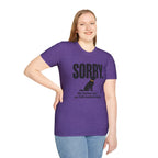 SORRY Golden Retriever T-shirt