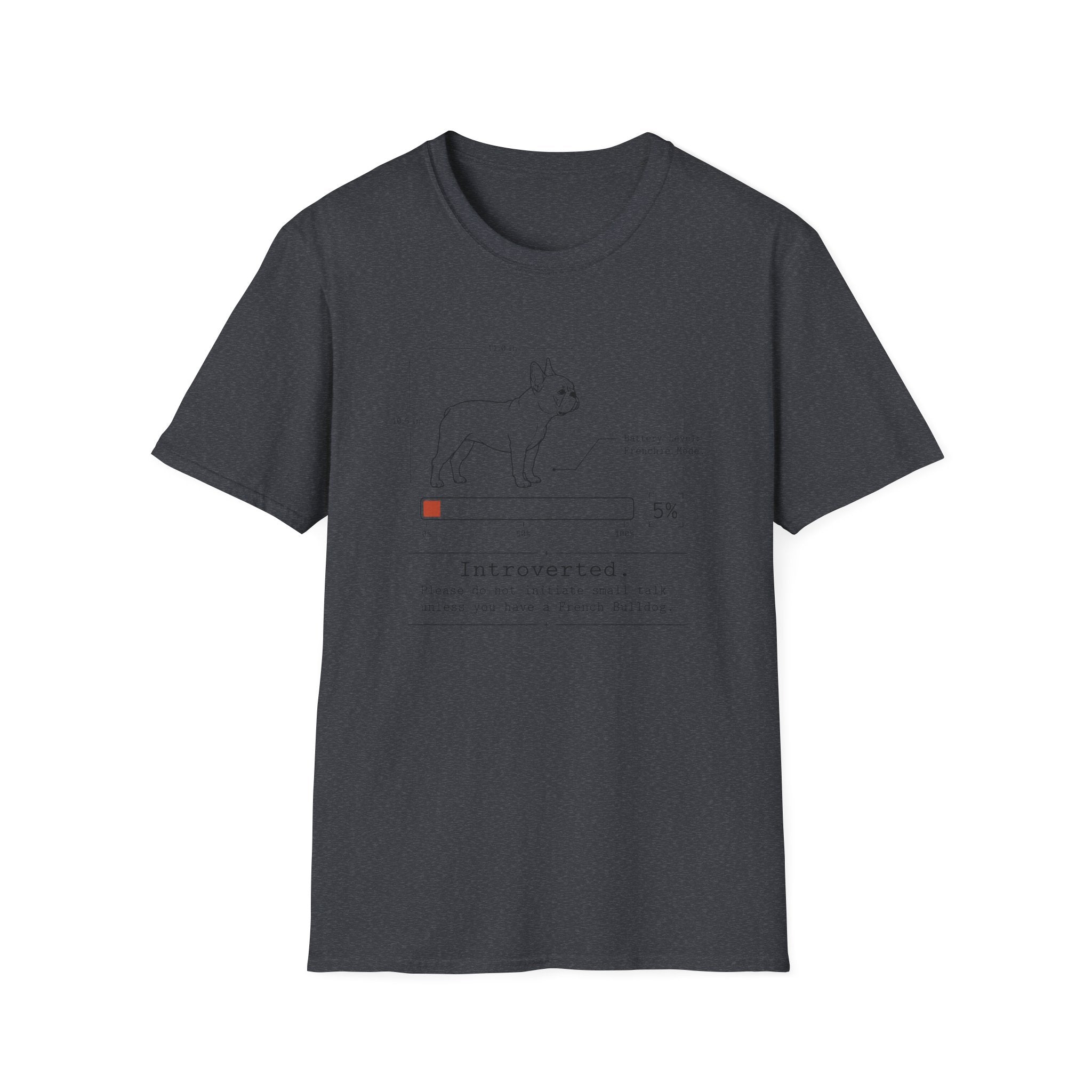 Introverted French Bulldog T-shirt