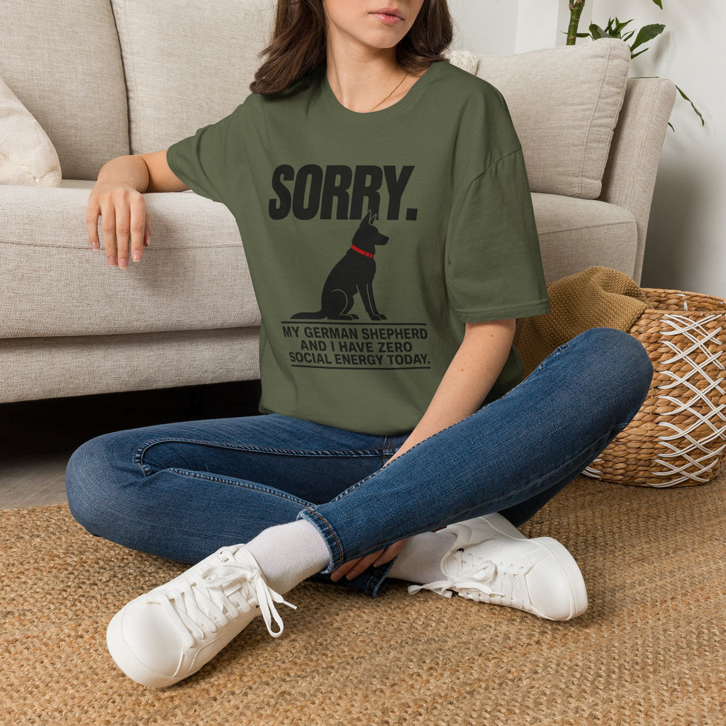 SORRY German Shepherd T-shirt