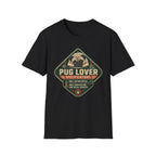 Vintage Pug Graphic Tee for Dog Owners —  Pug Lover T-Shirt