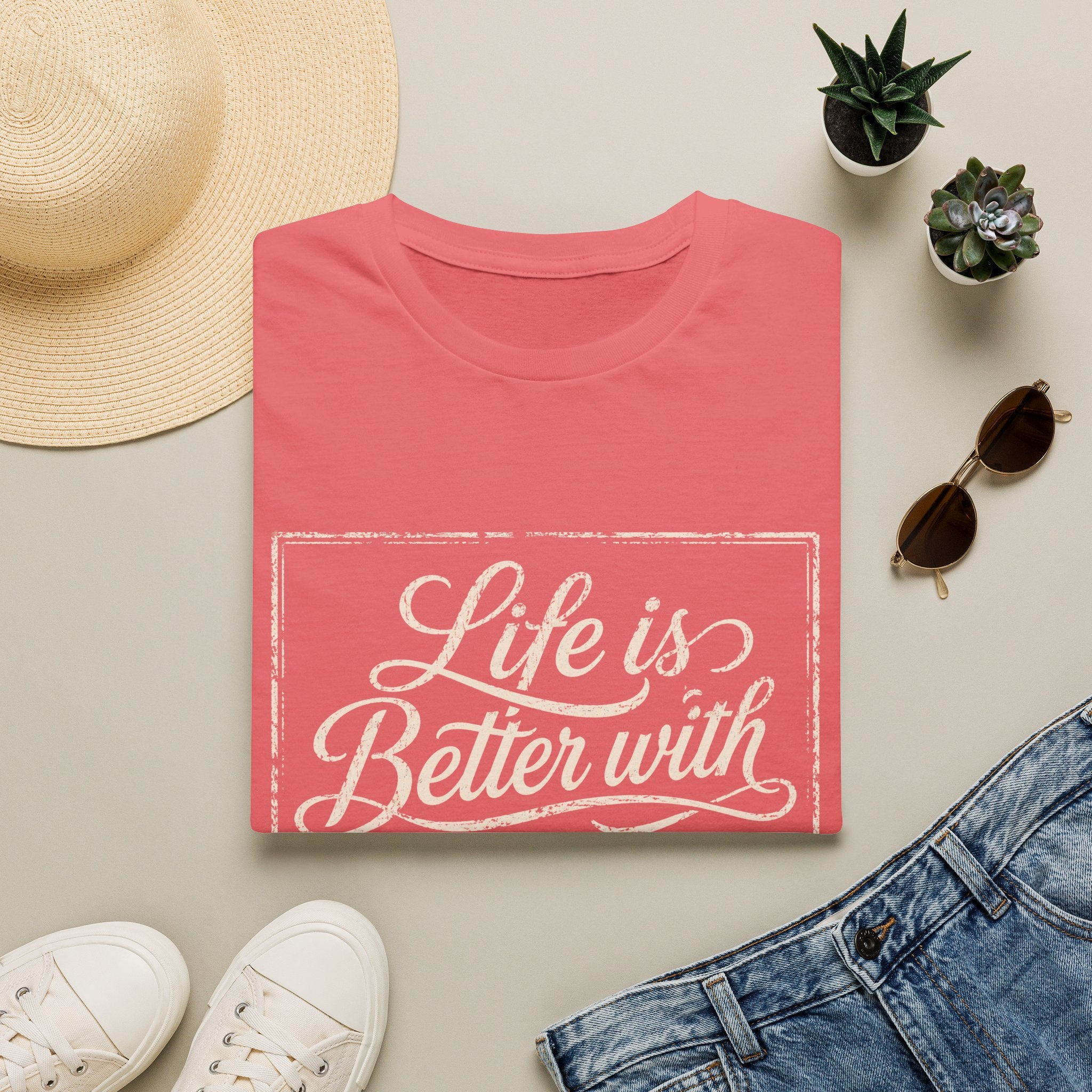 Better With Wags T-Shirt