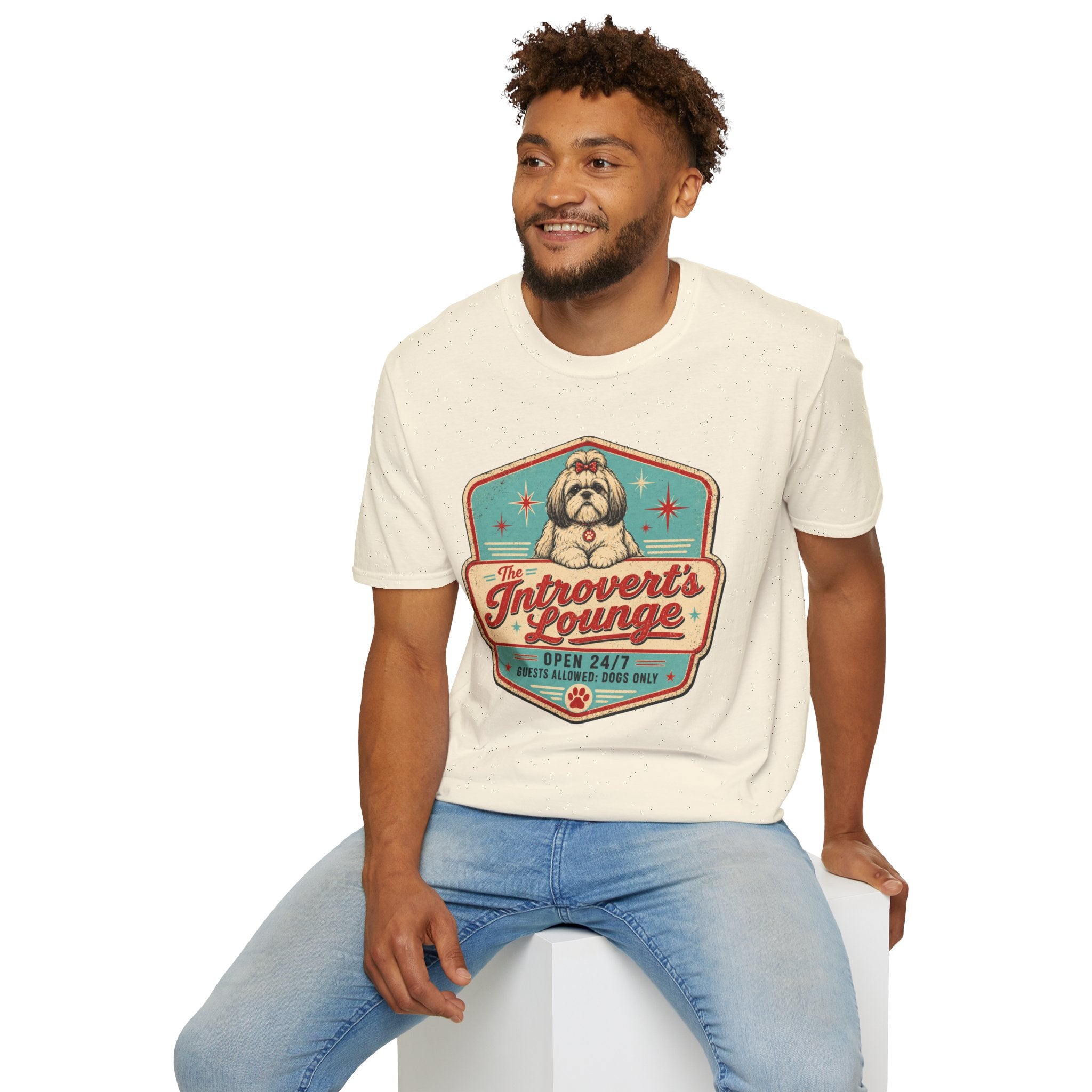 Introvert's Lounge Shih Tzu T-Shirt
