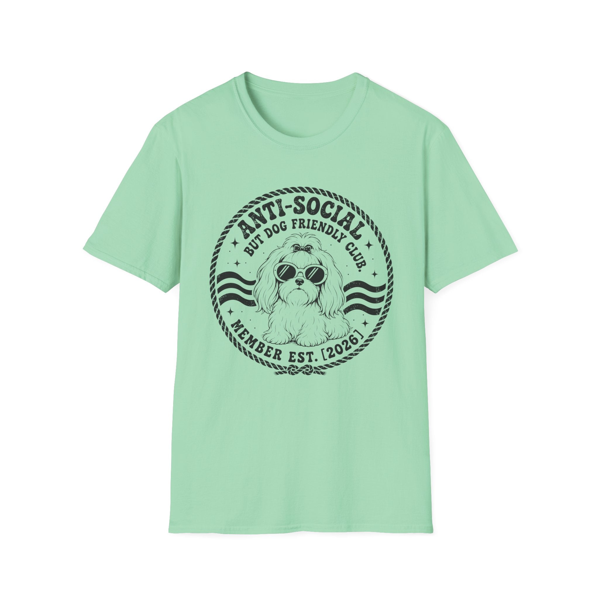 Anti-Social But Dog Friendly T-Shirt