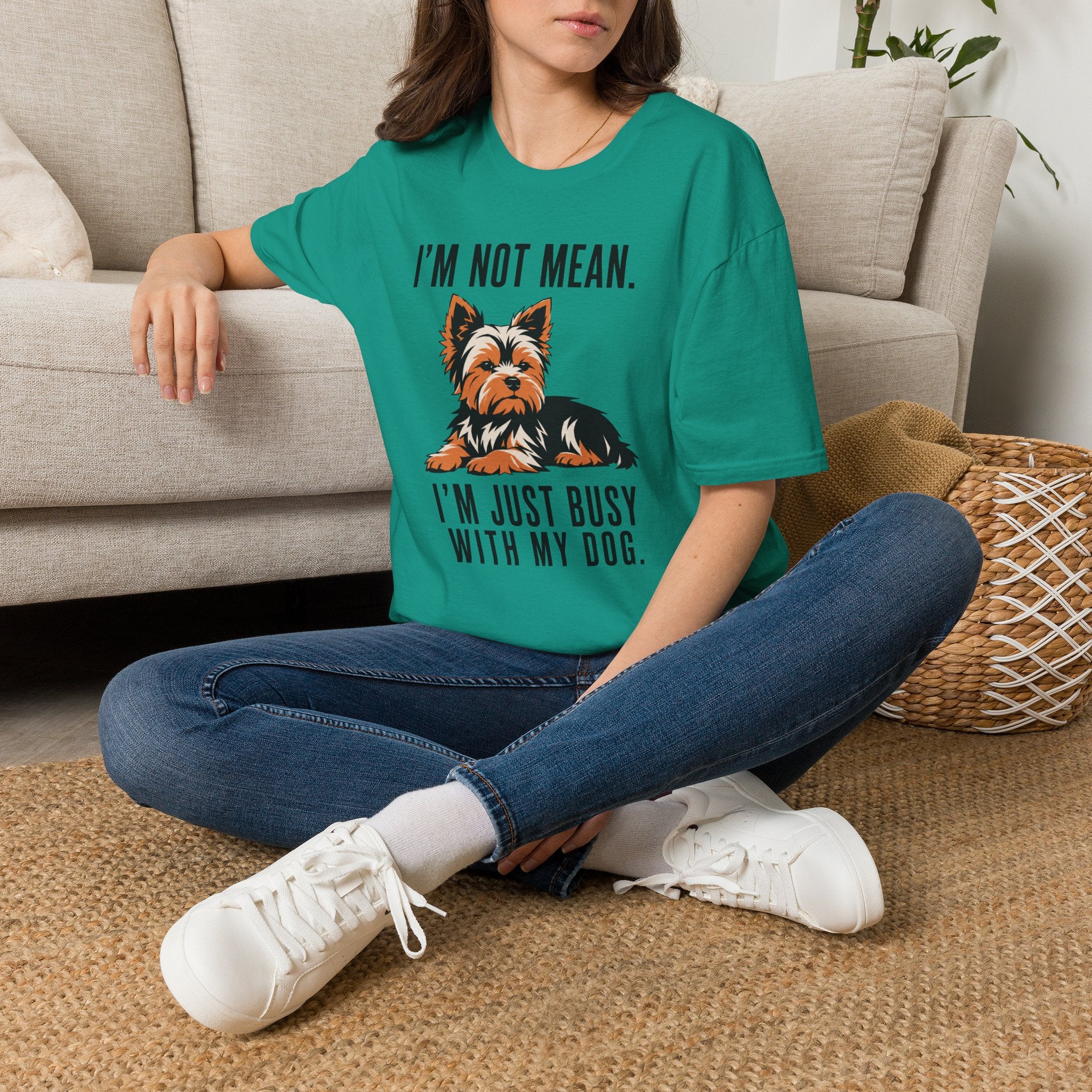 I’m Not Mean Yorkie T-Shirt