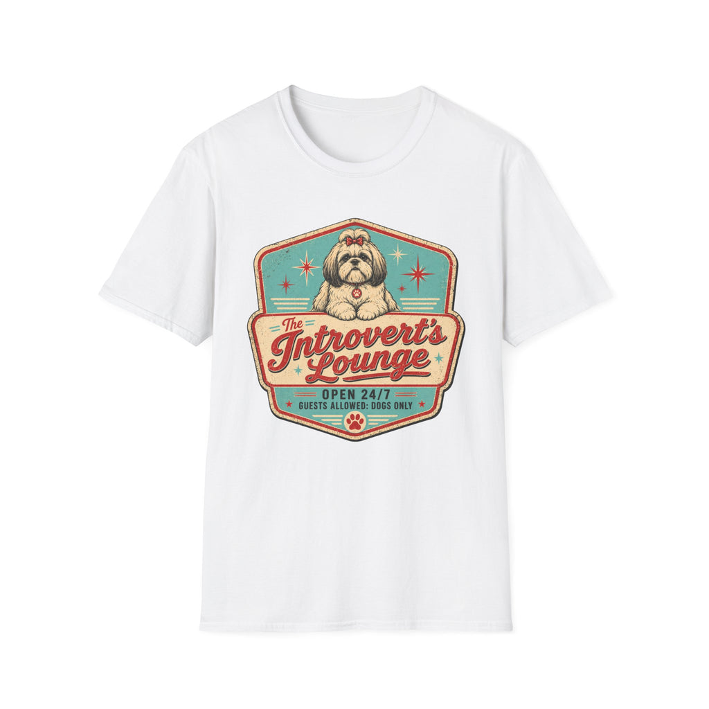 Introvert's Lounge Shih Tzu T-Shirt