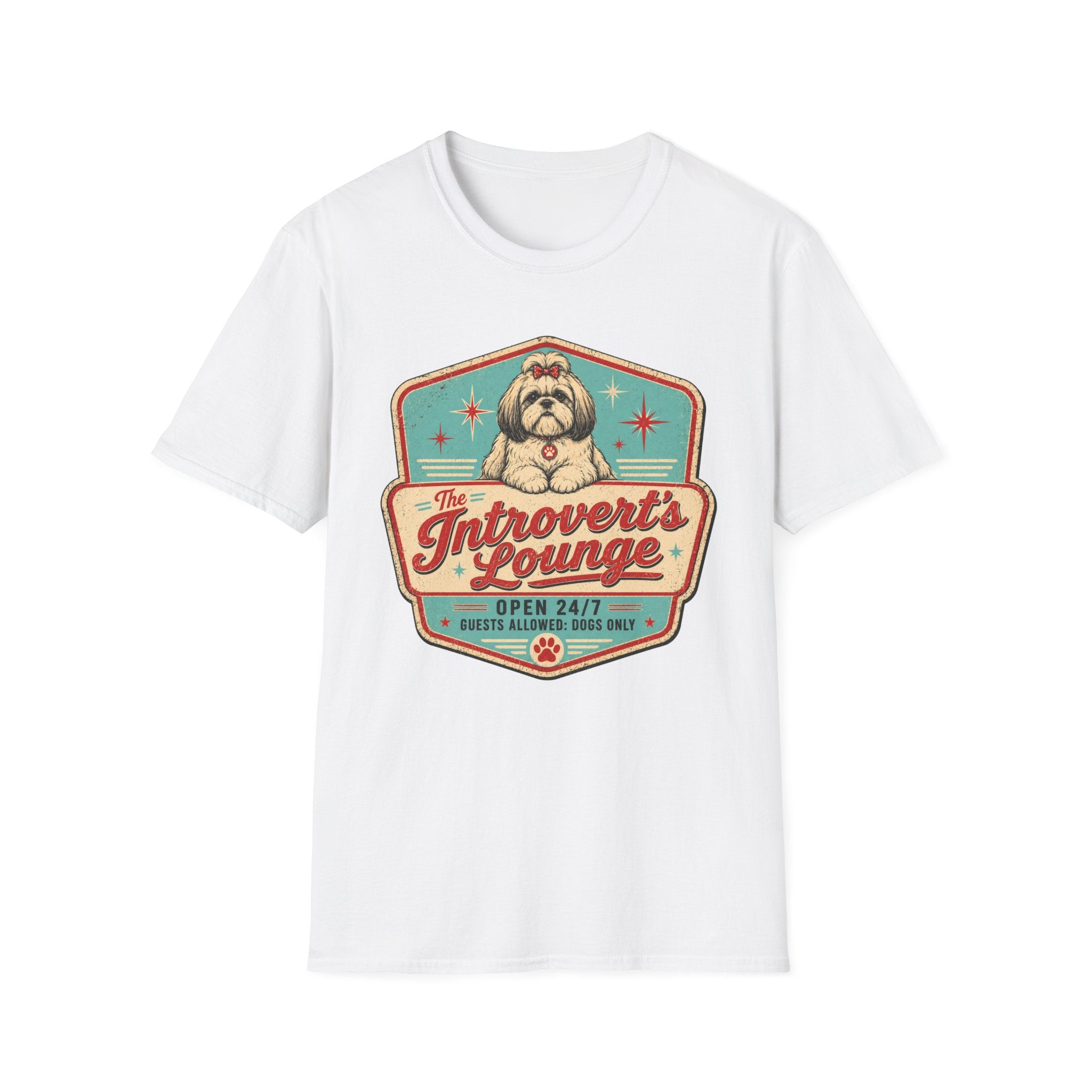 Introvert's Lounge Shih Tzu T-Shirt
