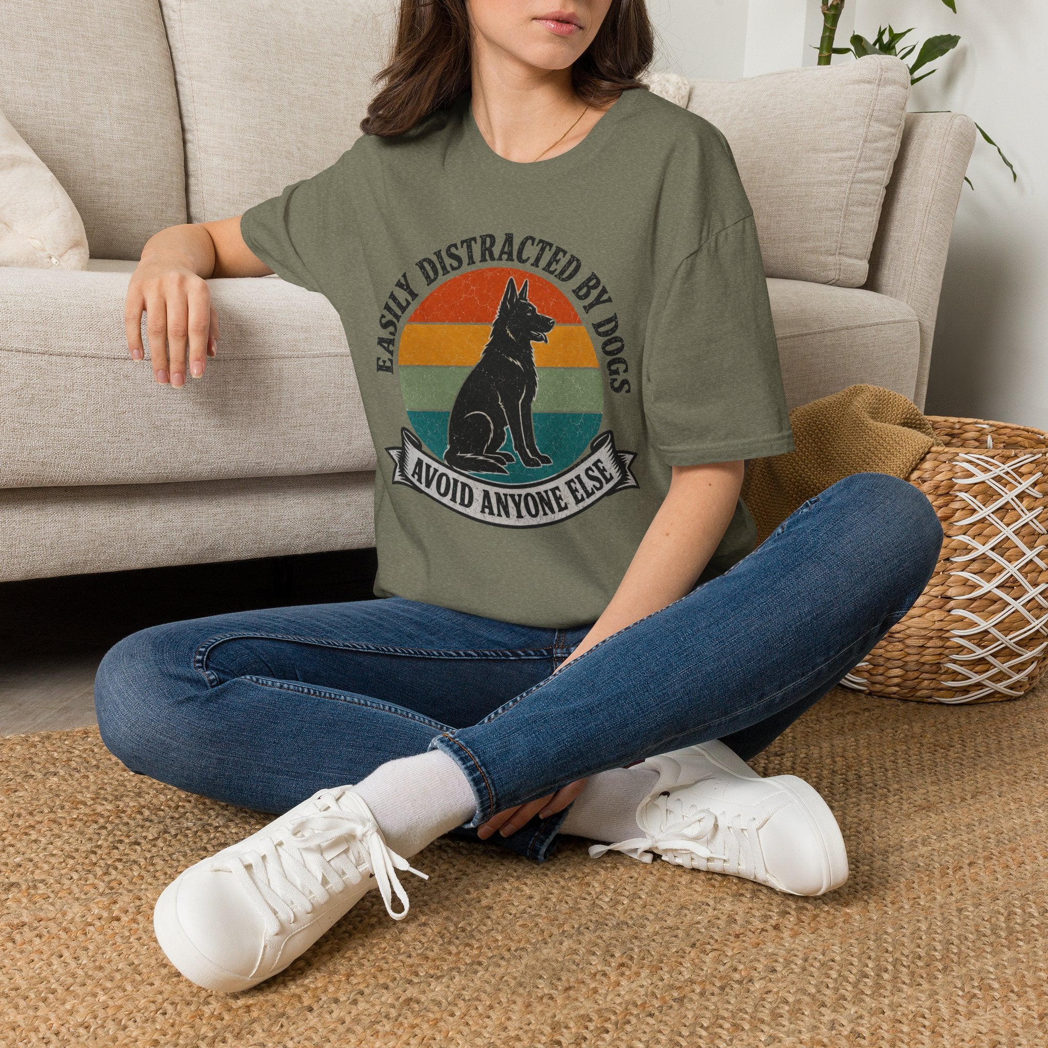 Easily Distracted By Dogs T-Shirt