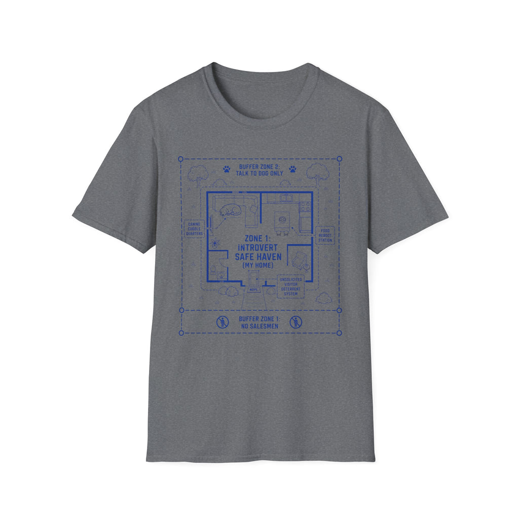 "Zone 1: Introvert Safe Haven" T-shirt