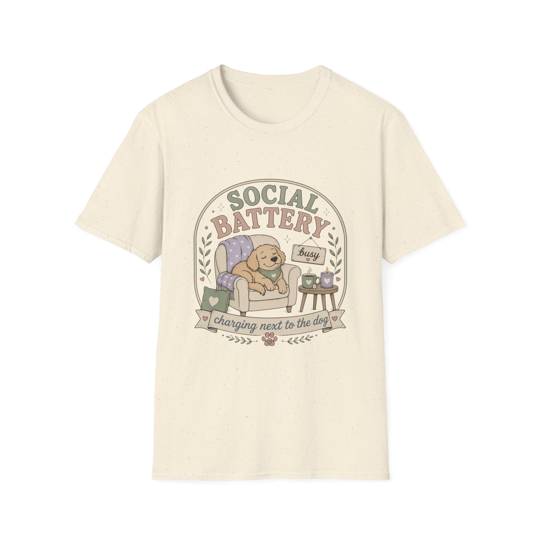 Charging Next to Dog T-Shirt