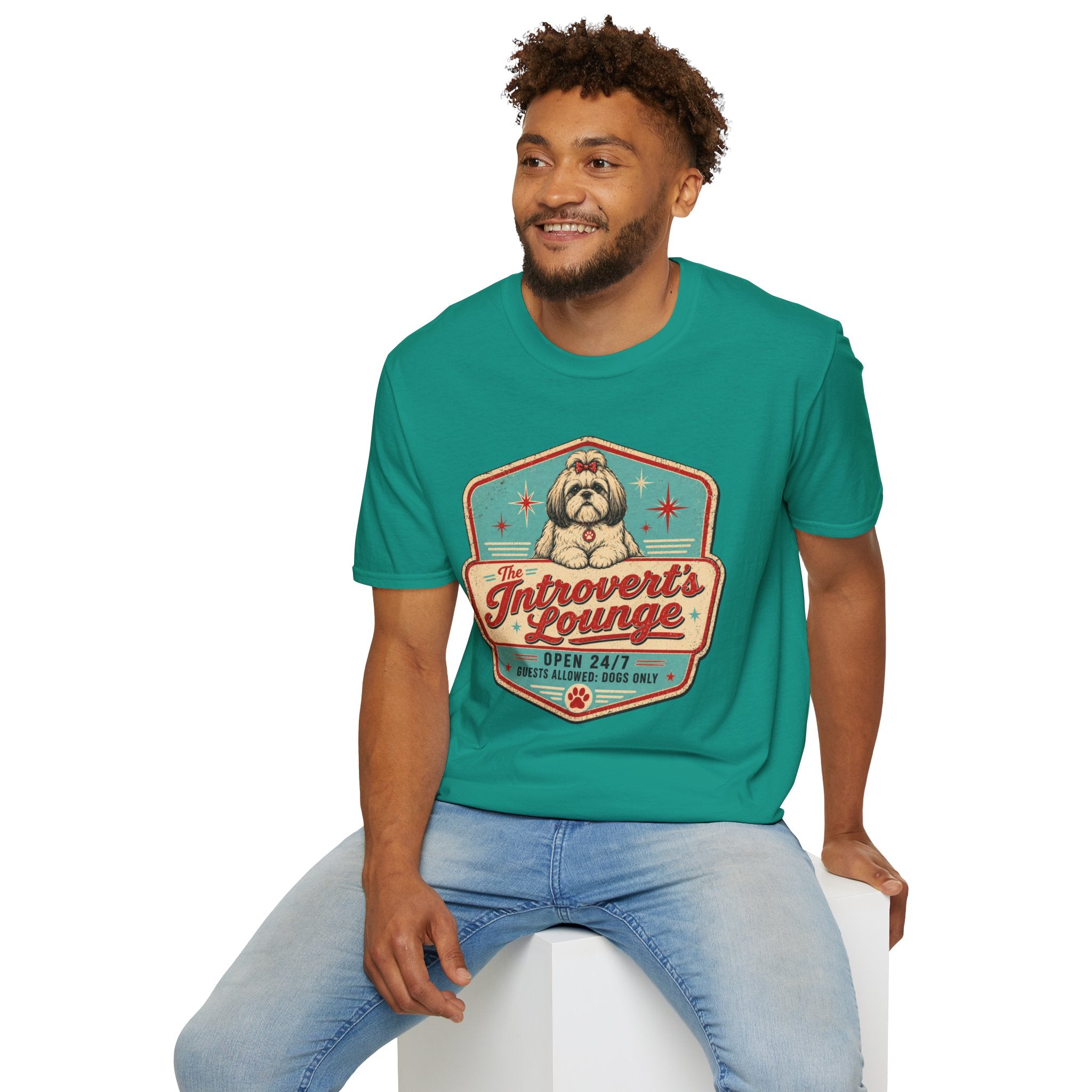 Introvert's Lounge Shih Tzu T-Shirt