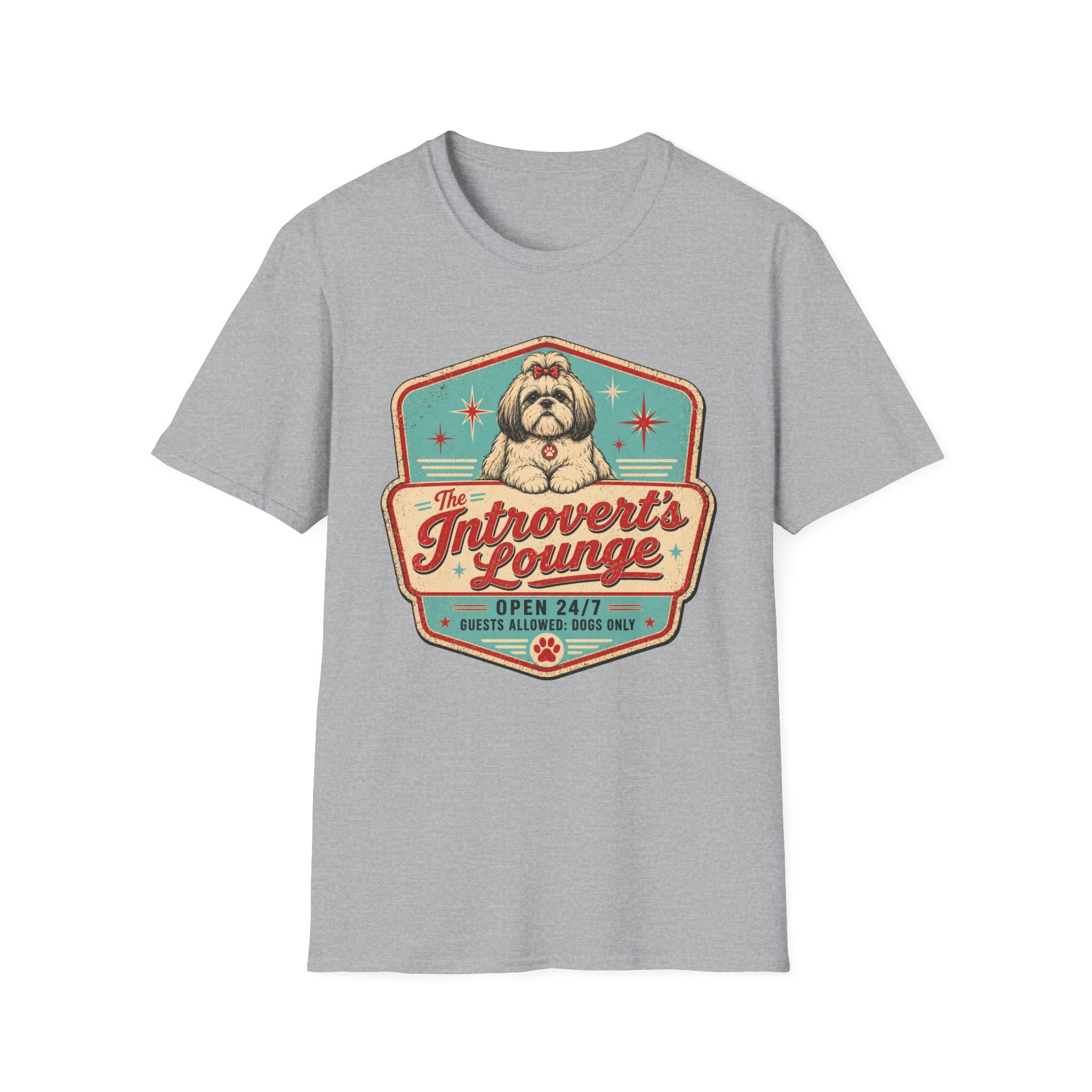 Introvert's Lounge Shih Tzu T-Shirt