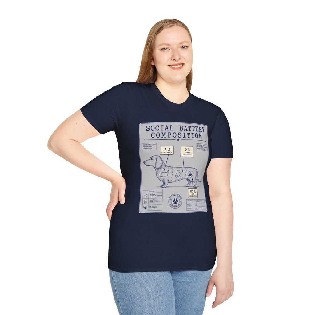 Social Battery Composition T-Shirt