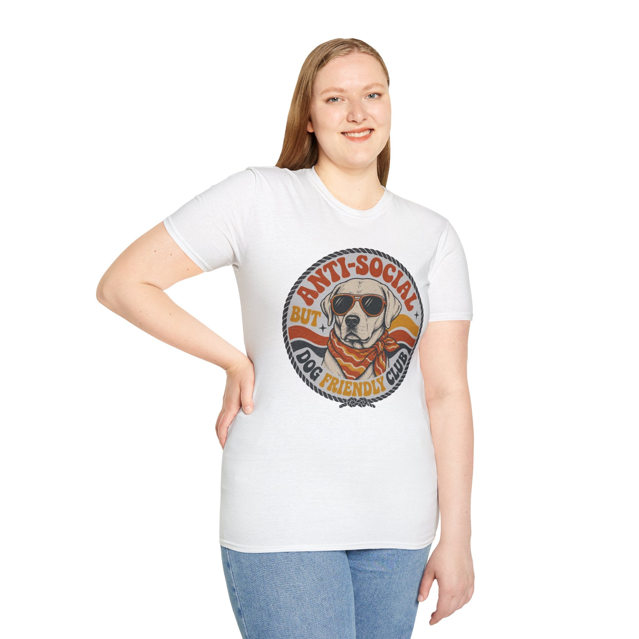 Anti-Social But Dog Friendly T-Shirt