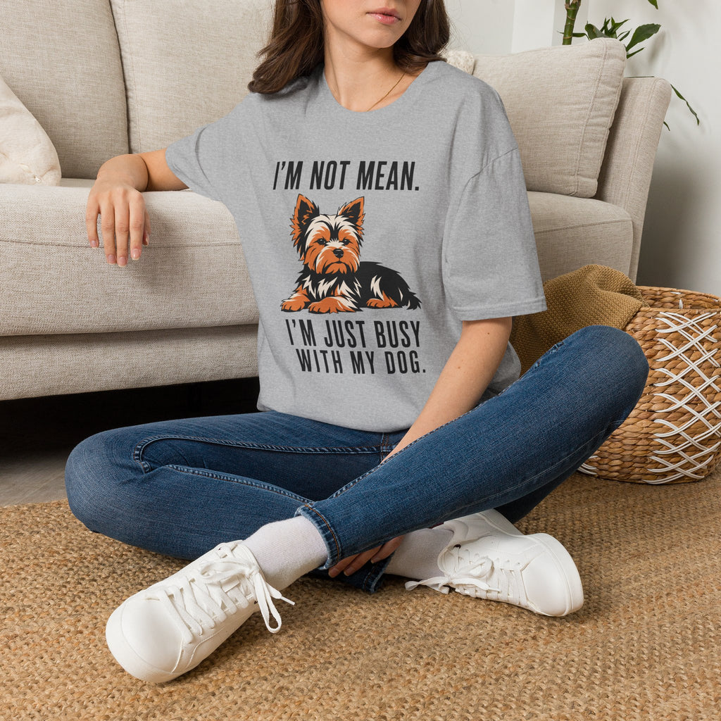 I’m Not Mean Yorkie T-Shirt