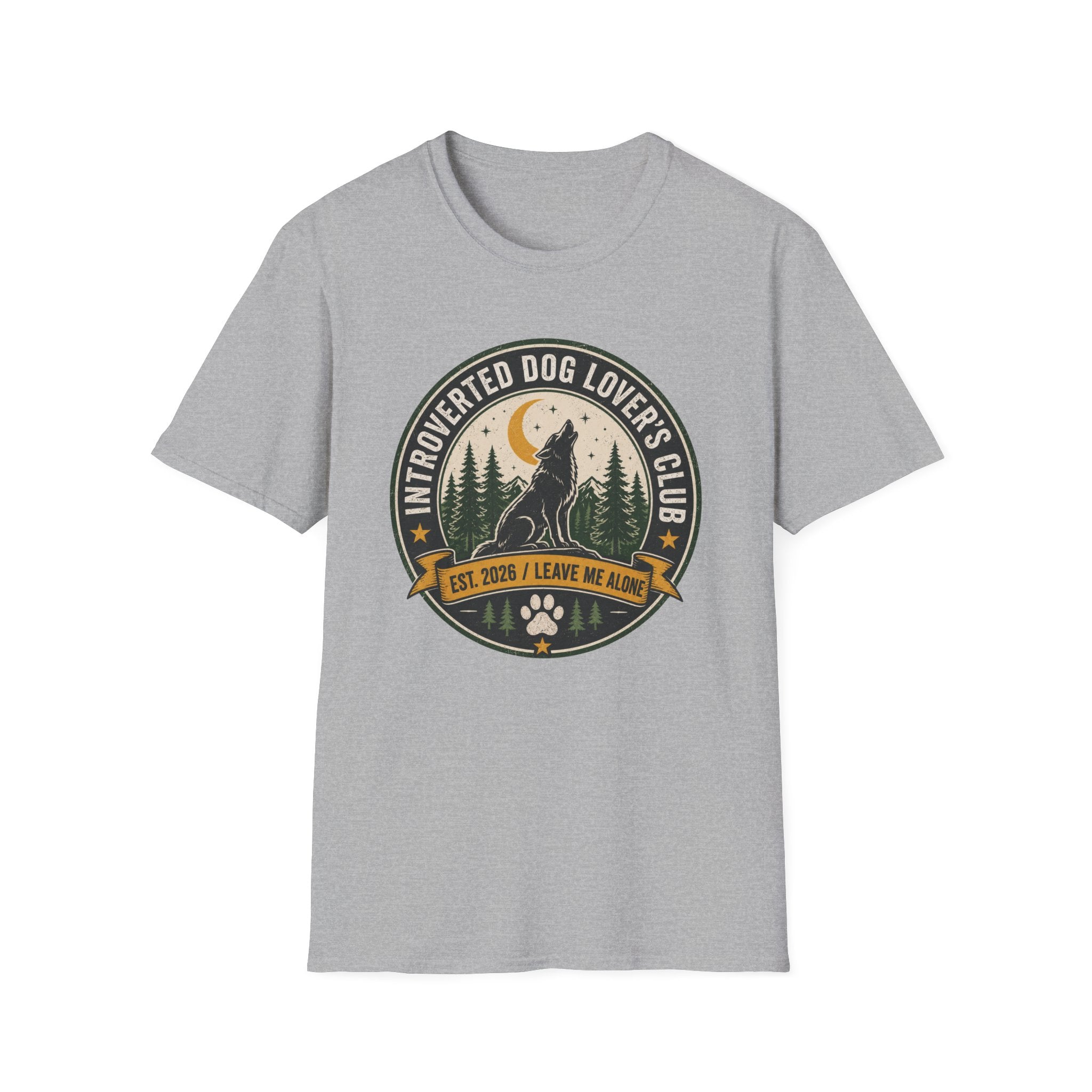 Introverted Dog Lover's Club T-Shirt