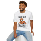 I’m Not Mean. Retriever T‑Shirt