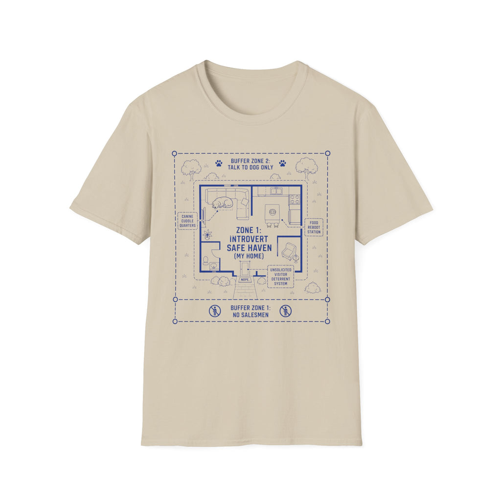 "Zone 1: Introvert Safe Haven" T-shirt
