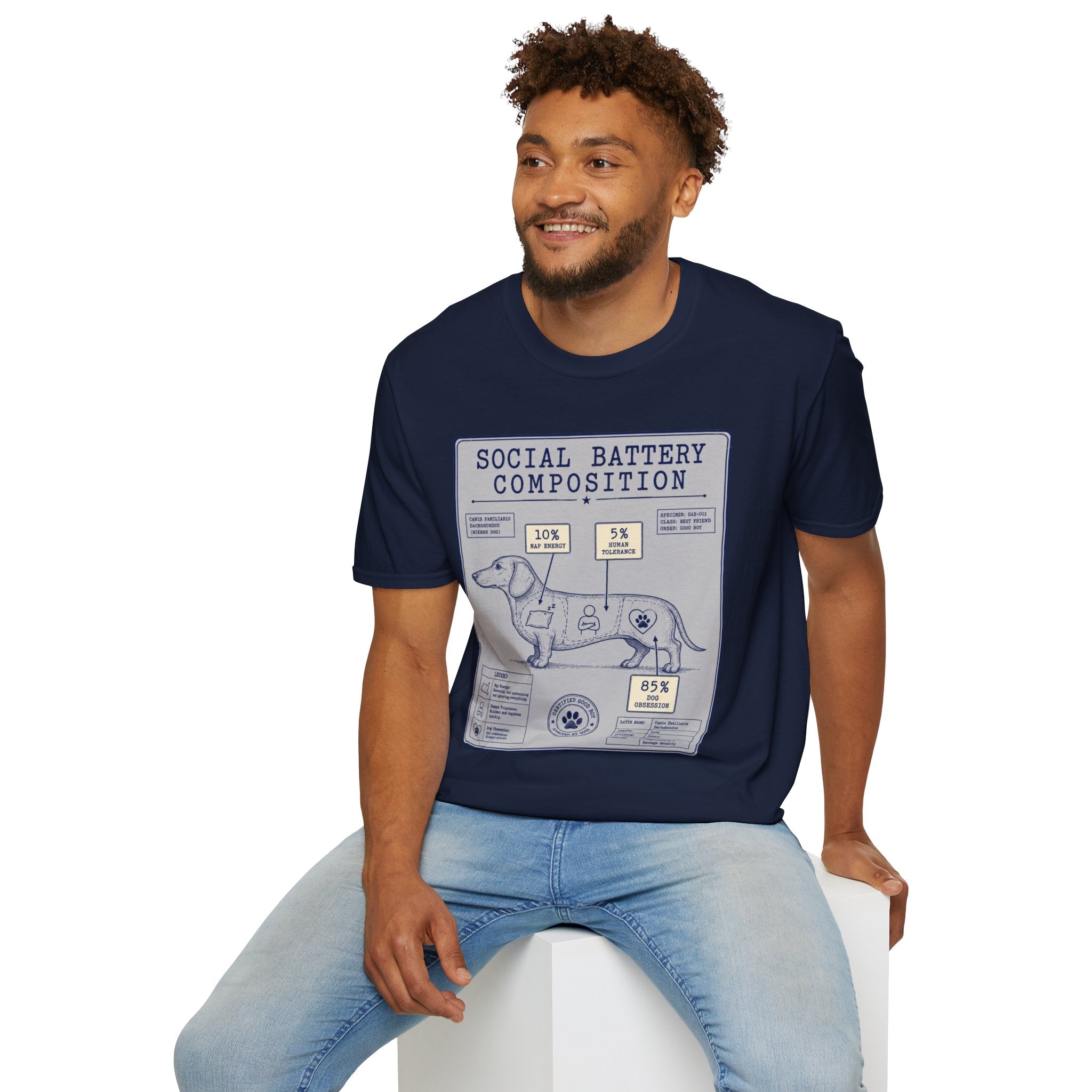 Social Battery Composition T-Shirt