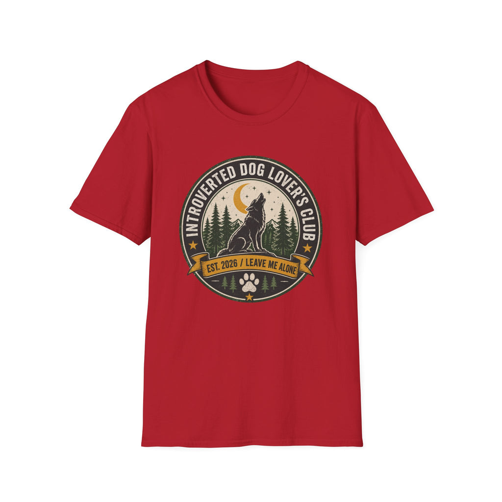 Introverted Dog Lover's Club T-Shirt