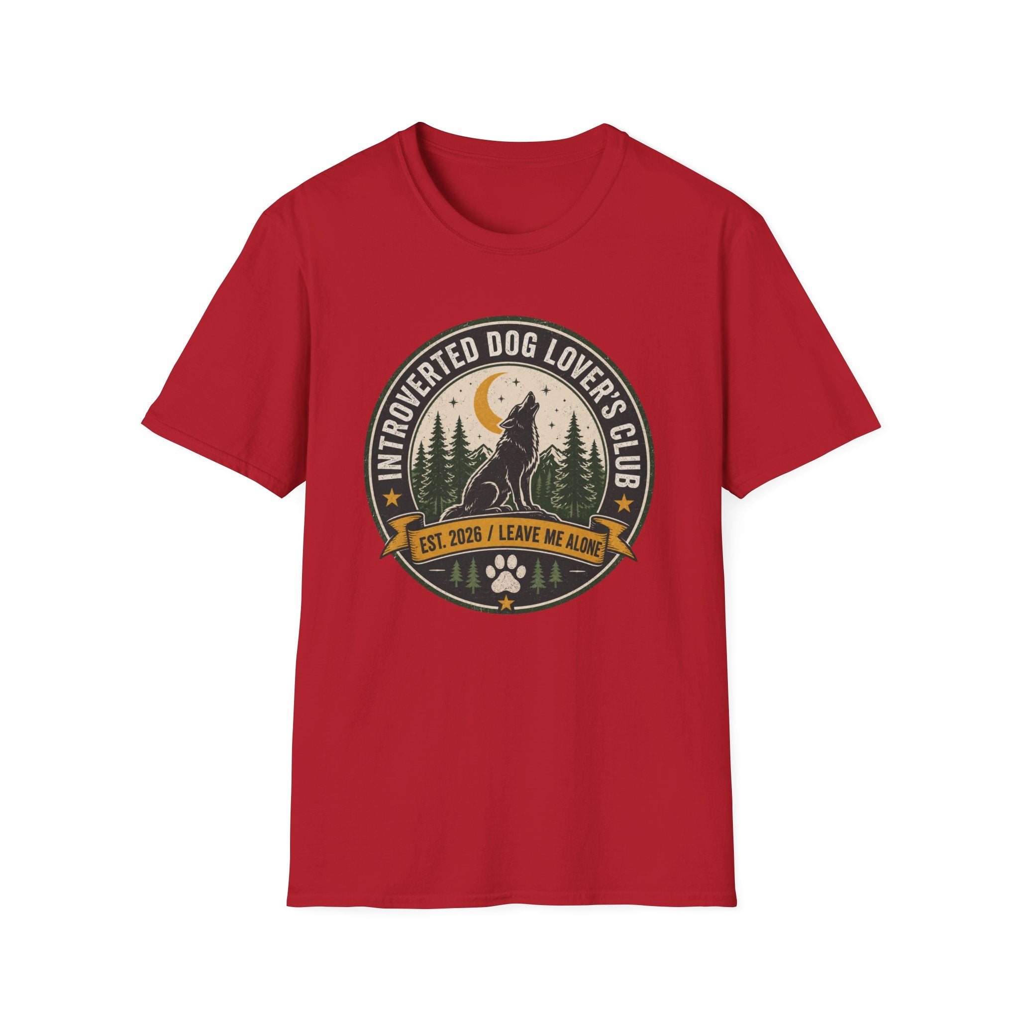 Introverted Dog Lover's Club T-Shirt
