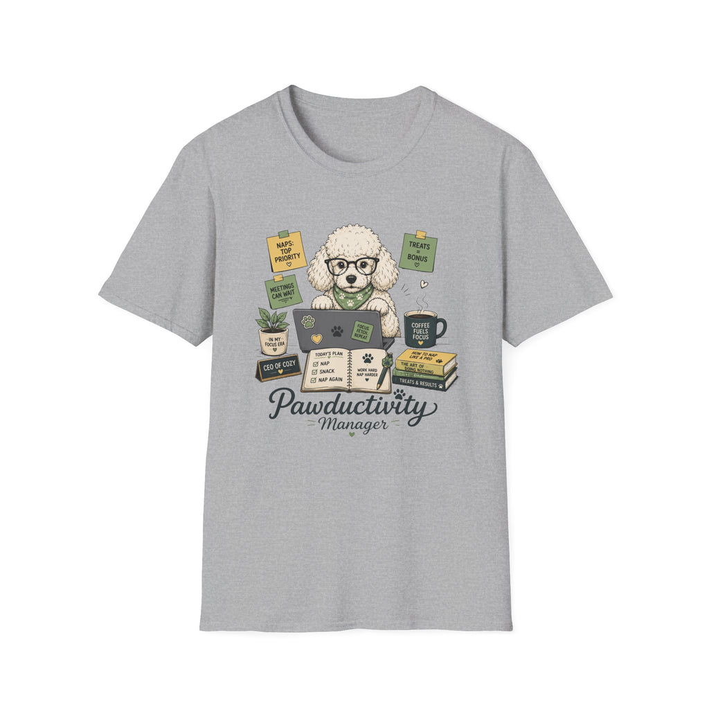 Pawdcutivity Poodle T-Shirt