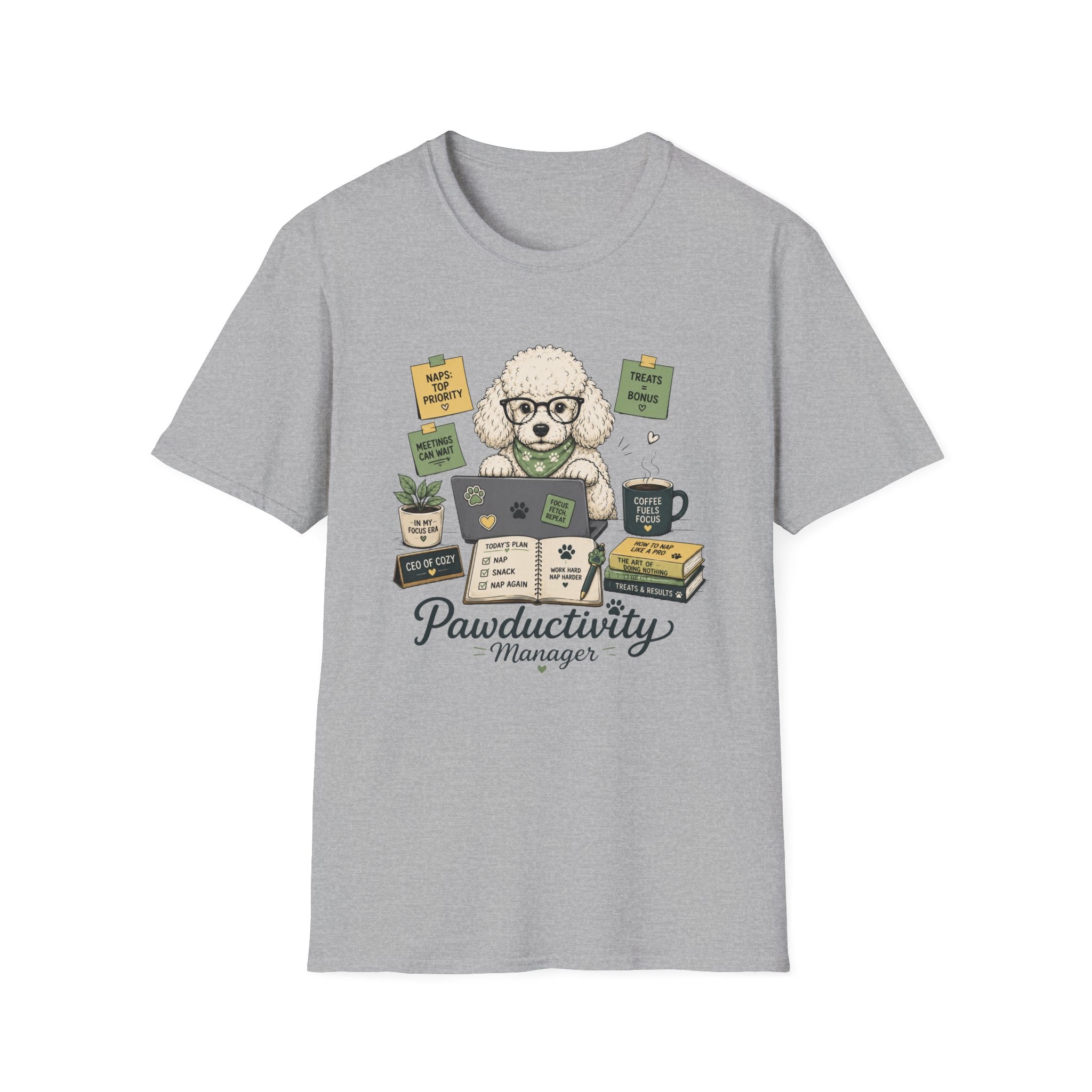 Pawdcutivity Poodle T-Shirt
