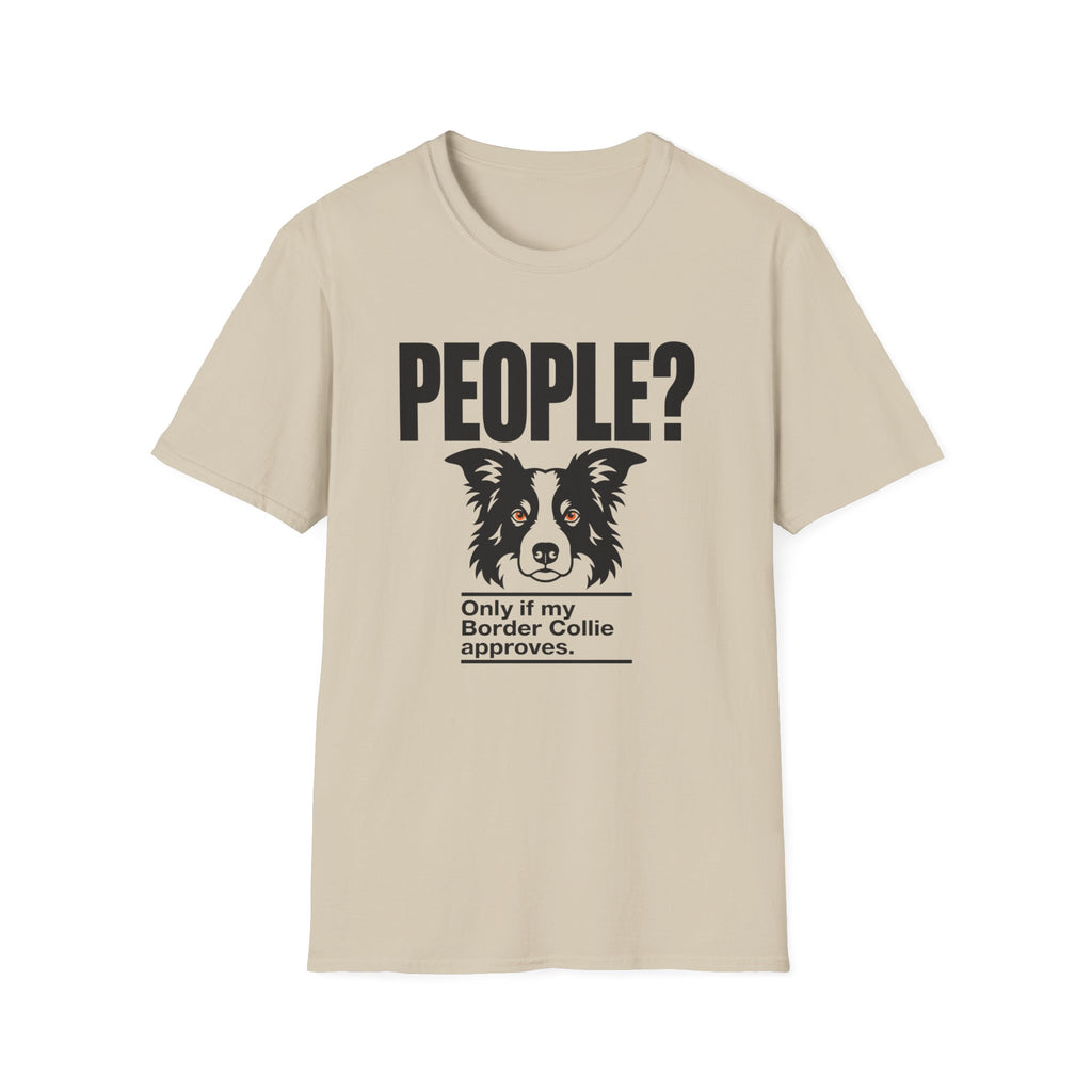 "People?" Border Collie T-shirt