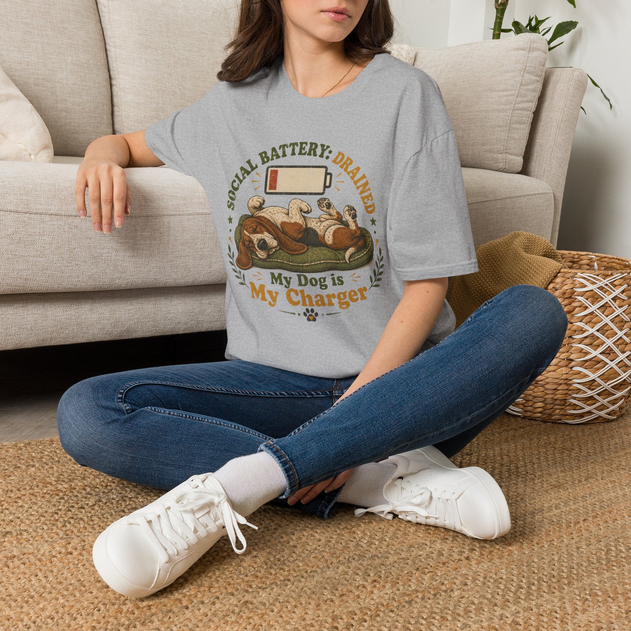 Social Battery Drained T‑Shirt