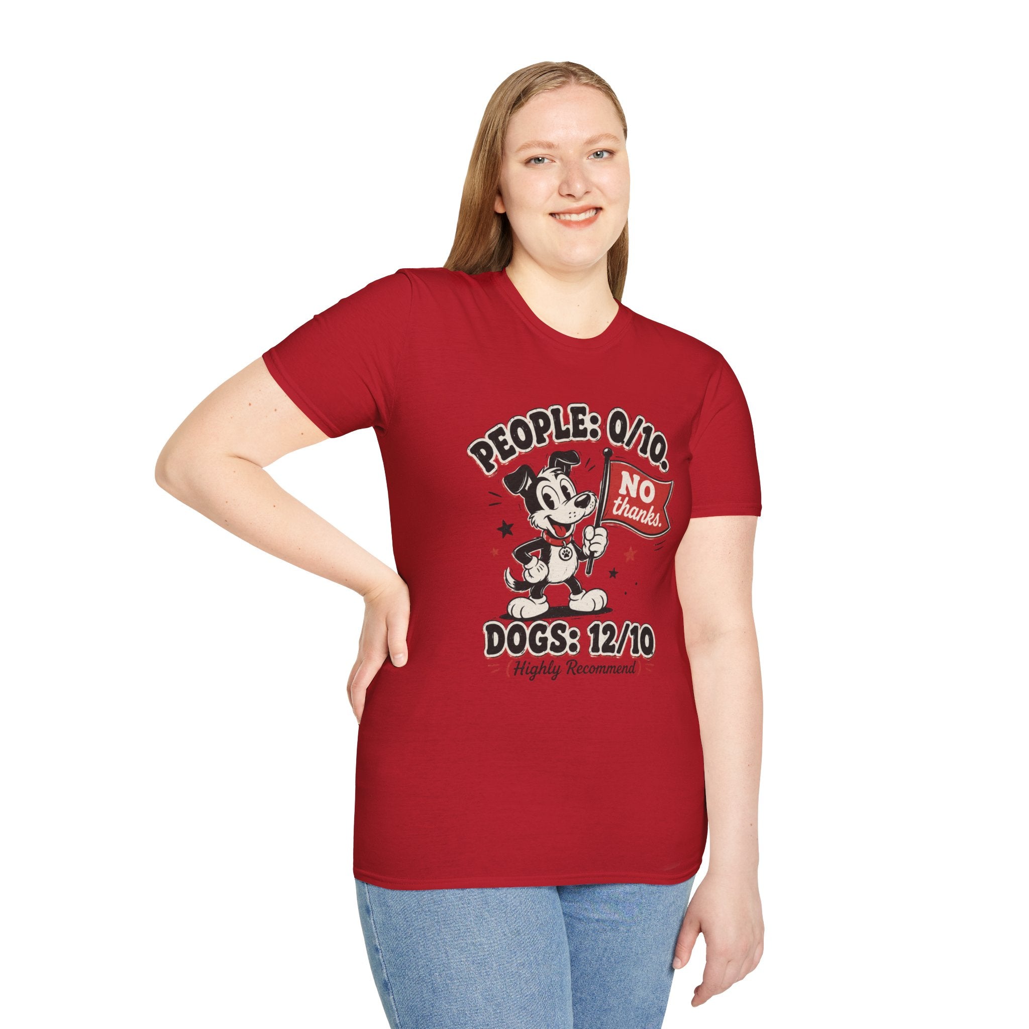 People: 0/10, Dogs: 12/10 T-shirt