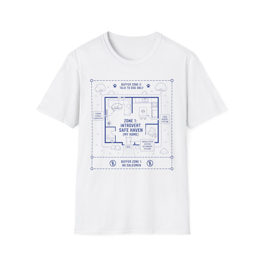 "Zone 1: Introvert Safe Haven" T-shirt
