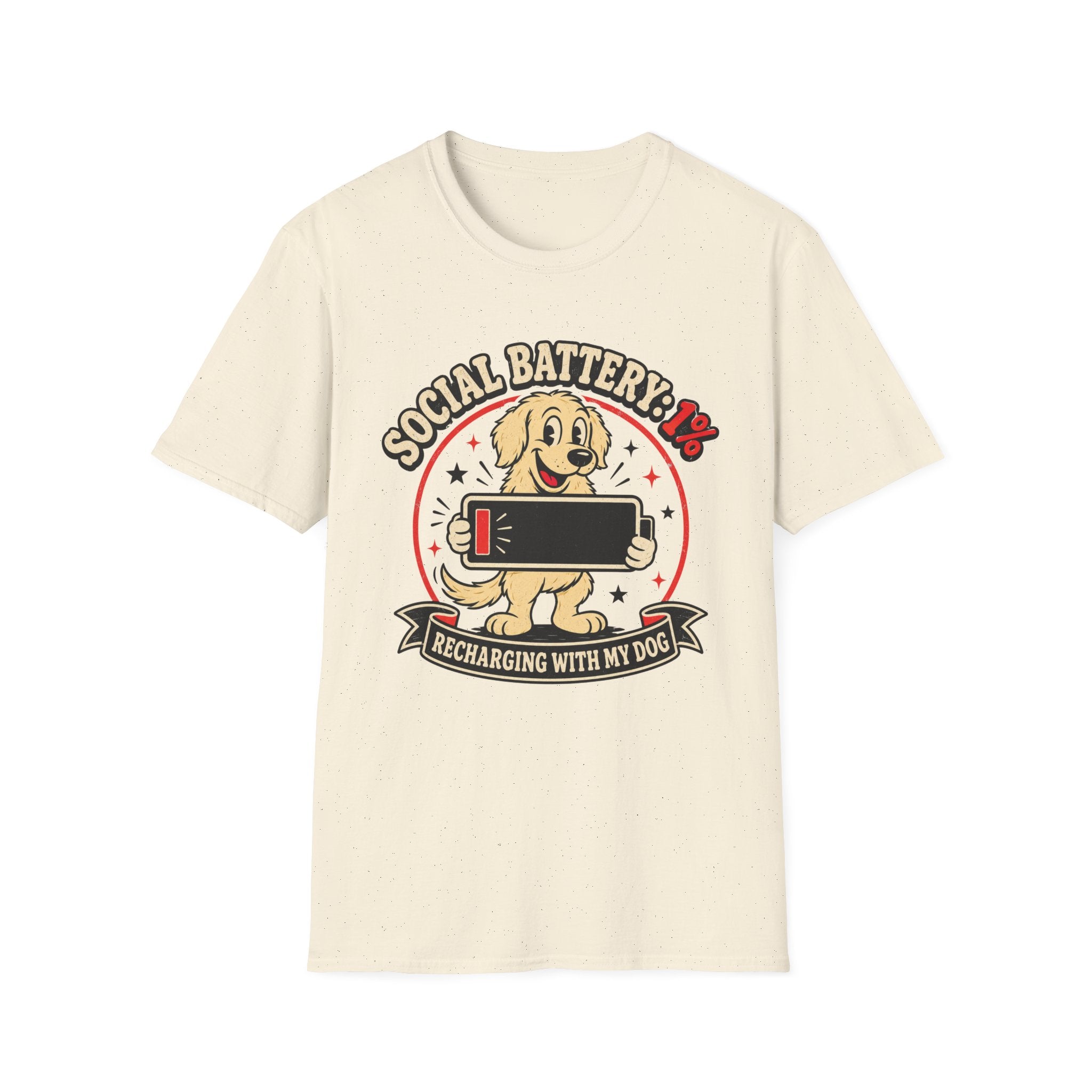 Social Battery 1% T-Shirt