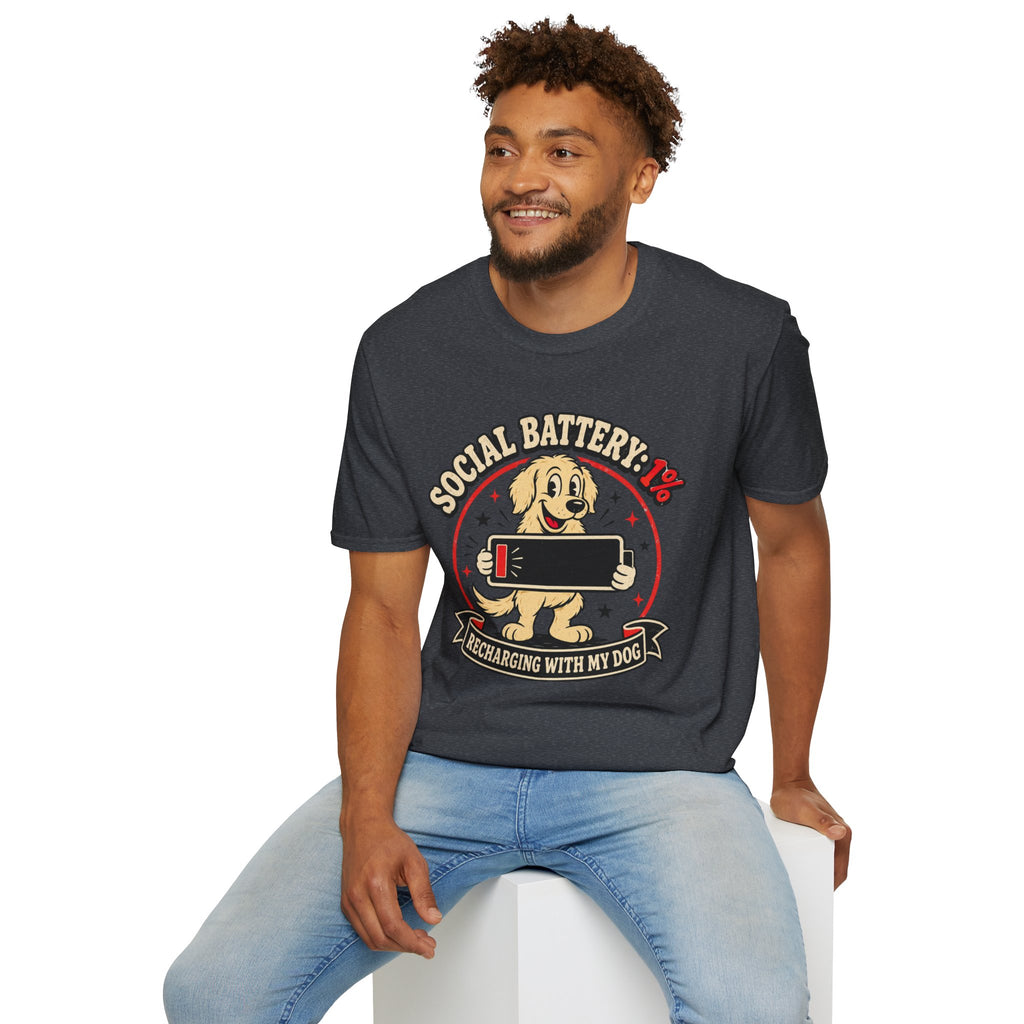 Social Battery 1% T-Shirt