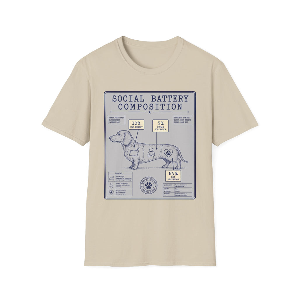 Social Battery Composition T-Shirt