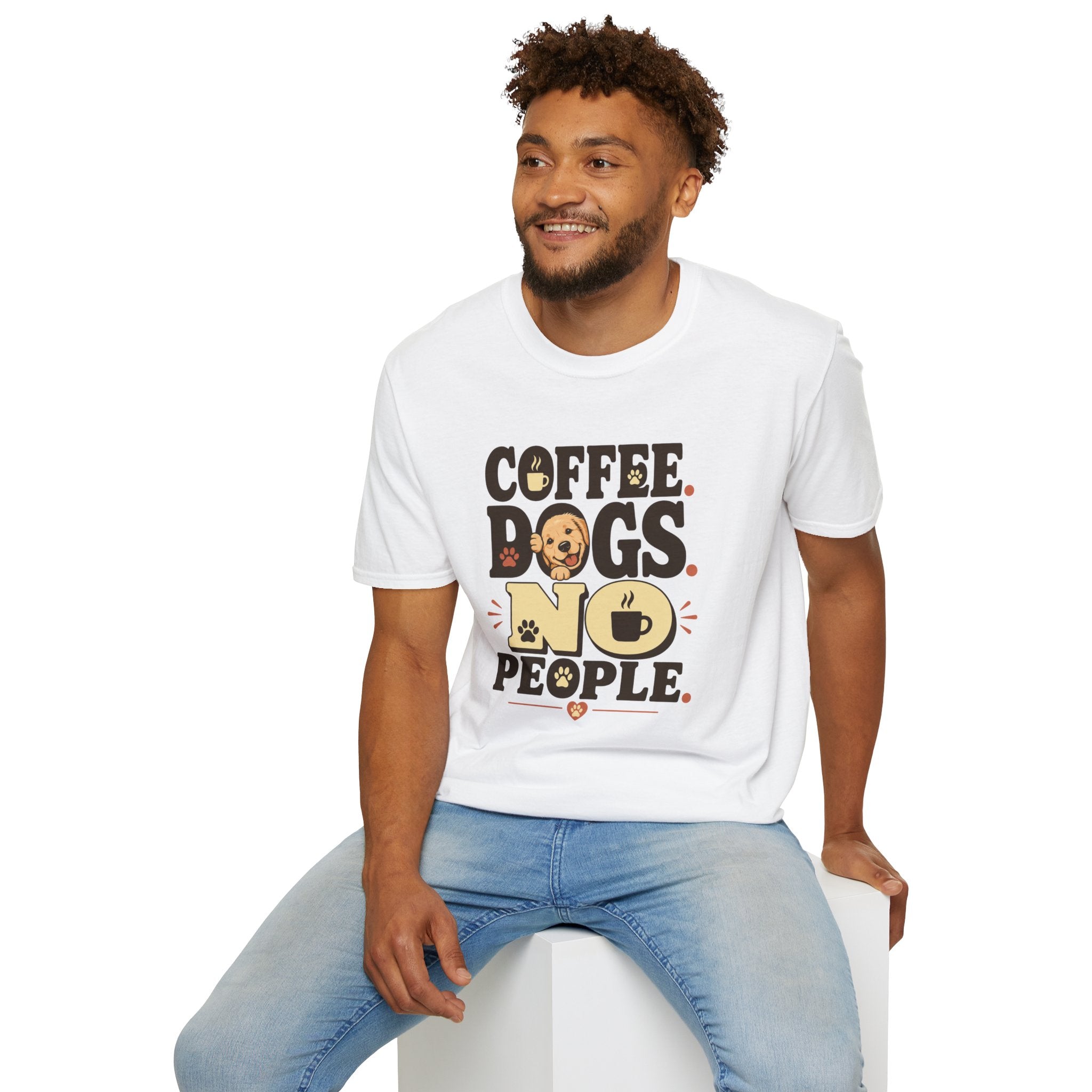 Coffee. Dogs. No People. T-Shirt