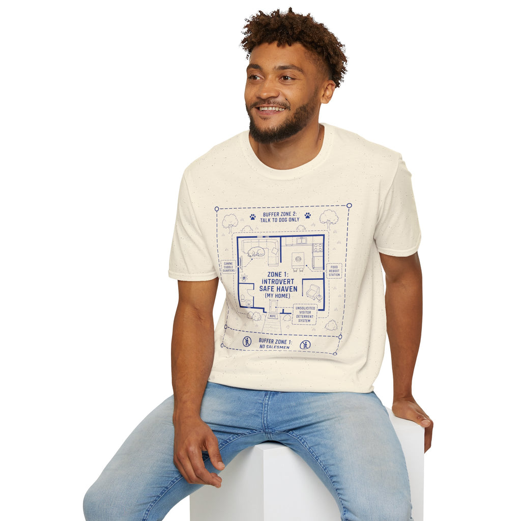 "Zone 1: Introvert Safe Haven" T-shirt