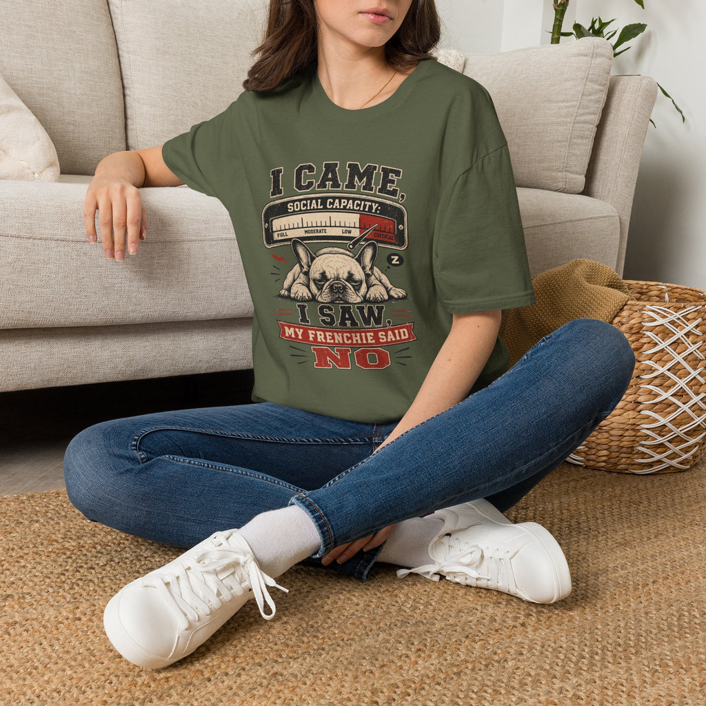 I Came I Saw Frenchie T-Shirt