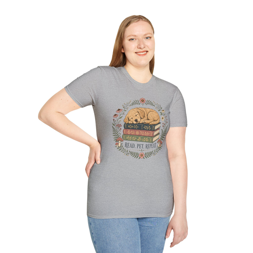'Read. Pet. Repeat.' T-Shirt