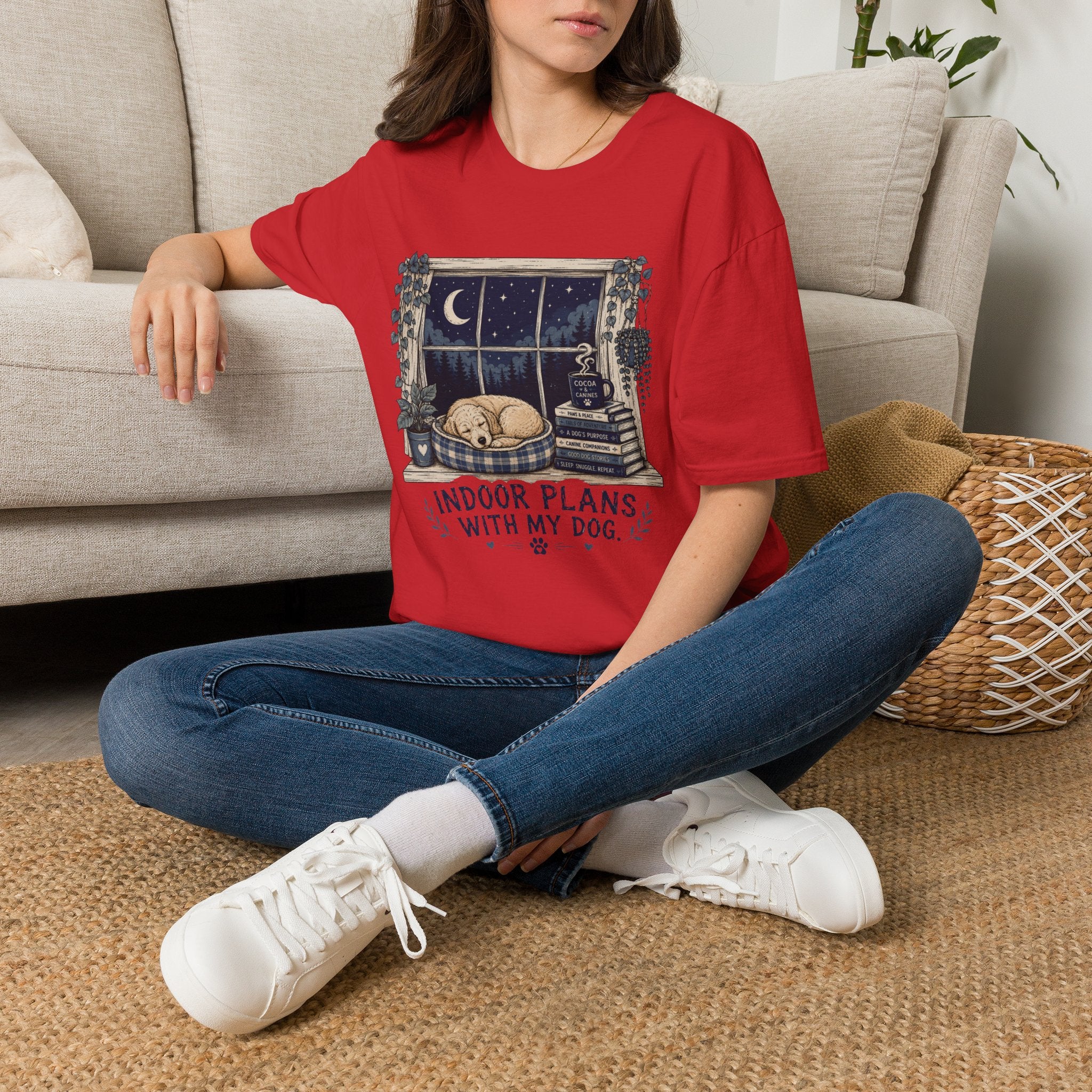 Indoor Plans With My Dog T-Shirt