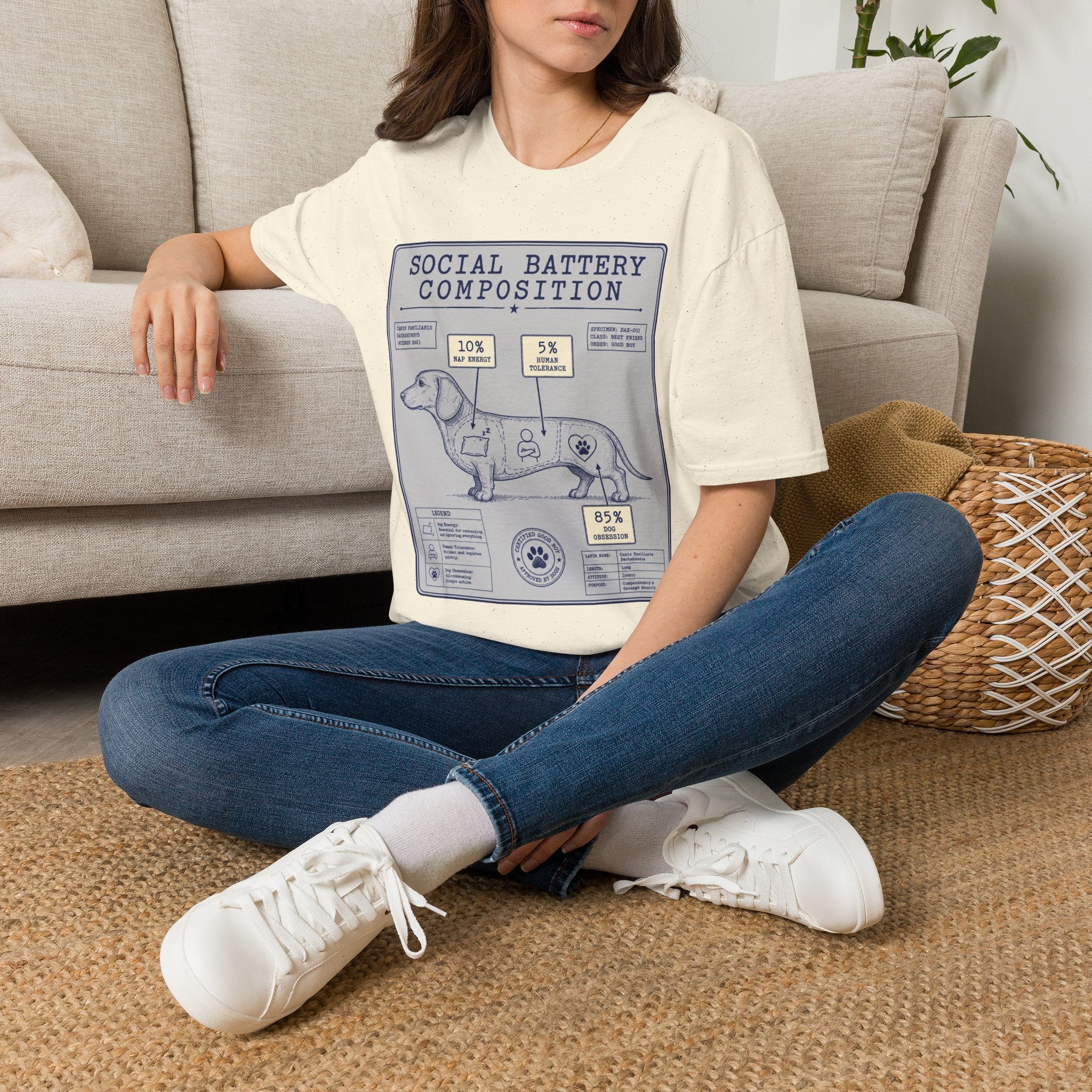 Social Battery Composition T-Shirt