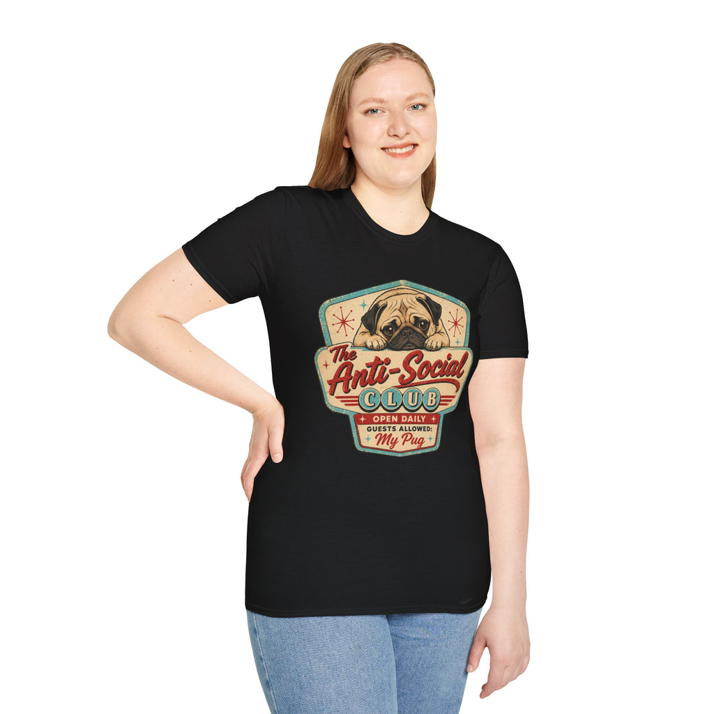 Anti-Social Club Pug T-Shirt