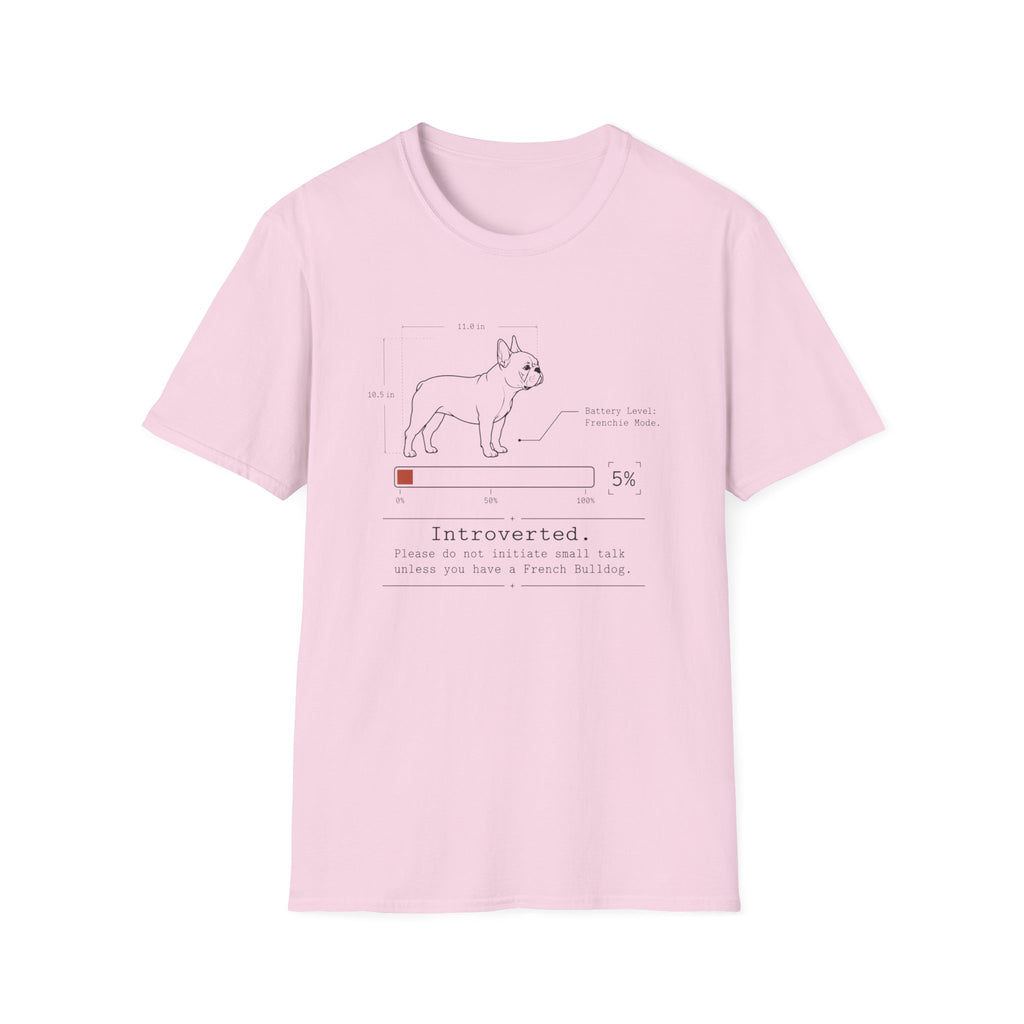 Introverted French Bulldog T-shirt