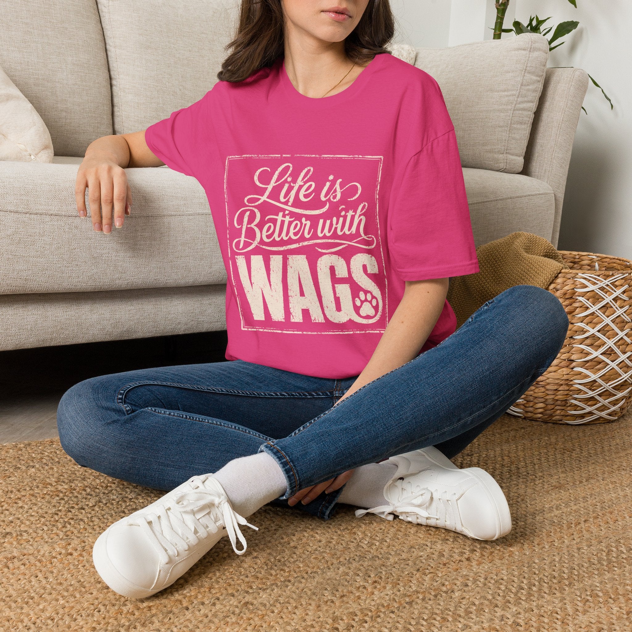 Better With Wags T-Shirt