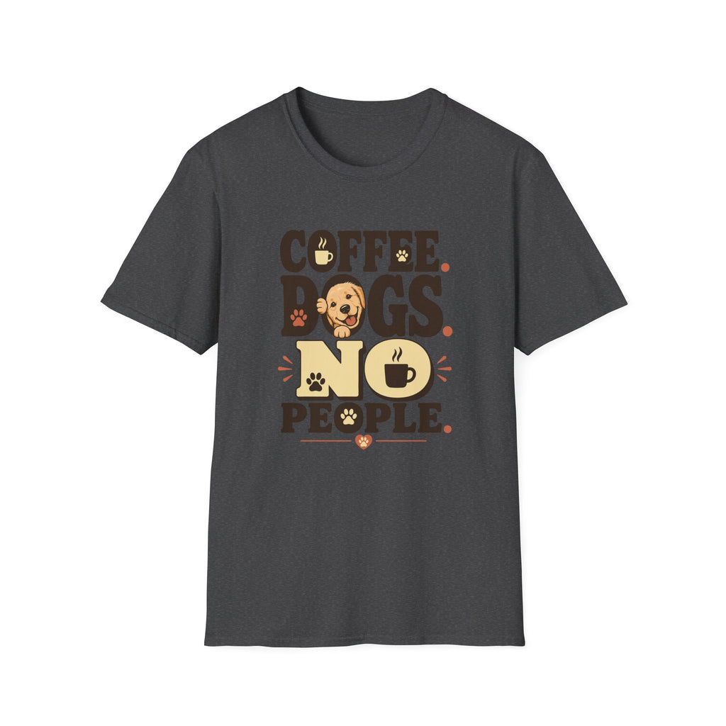 Coffee. Dogs. No People. T-Shirt