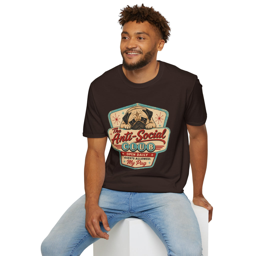 Anti-Social Club Pug T-Shirt