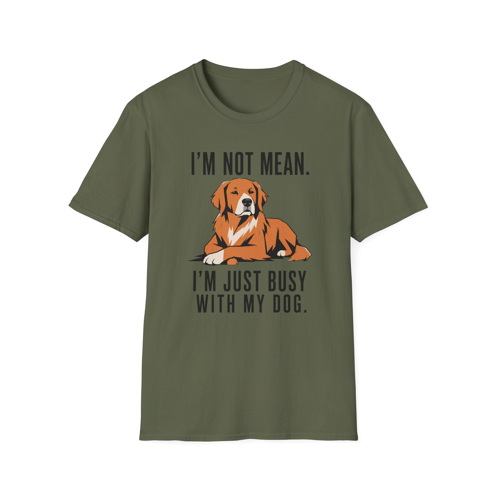 I’m Not Mean. Retriever T‑Shirt