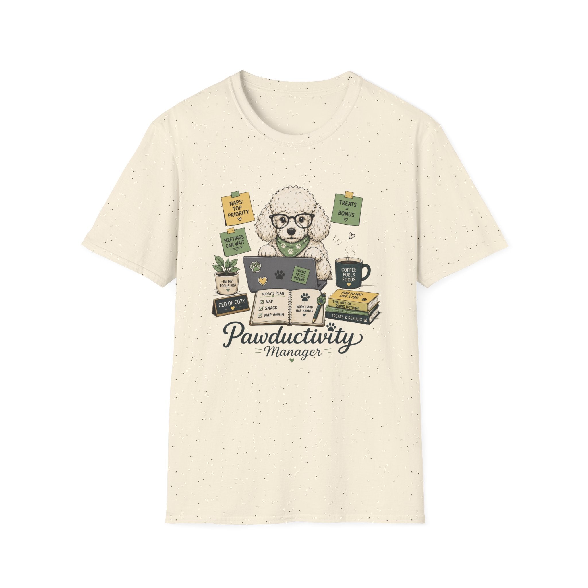 Pawdcutivity Poodle T-Shirt